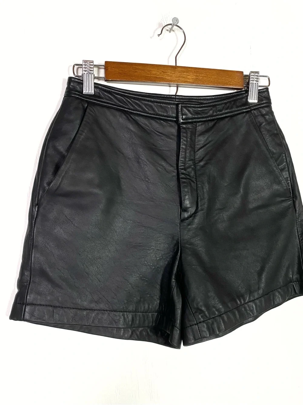 BLK DNM Leather Shorts